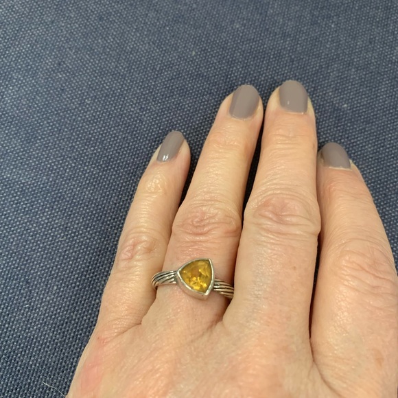 Stirling silver rings. Green is sold. - Picture 4 of 4